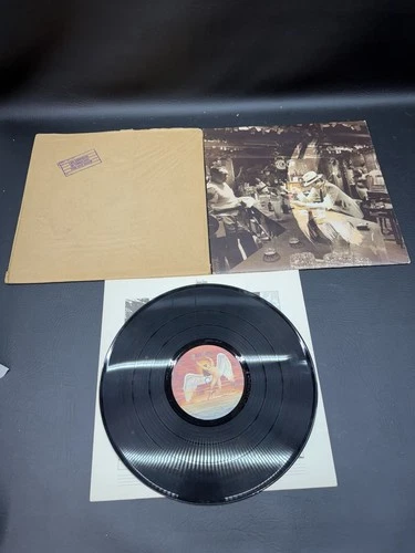 Vinyl Record LP Led Zeppelin In Through The Out Door with Paper Bag VG