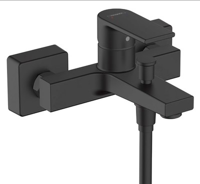 Hansgrohe Vernis Shape Badewannenarmatur schwarz Wannenarmatur Wanne Handbrause