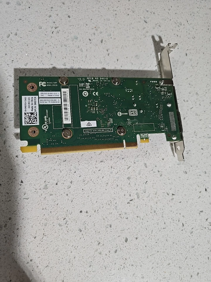 NVIDIA NVS 315 1GB DDR3 PCIe-x16 Graphics Card High PROFILE  DMS-59 - Image 2 of 3