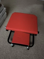 36'' Workshop Creeper Board Under Car Crawler 6 Wheel 2 in 1 Garage Stool Work