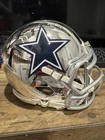 Tony Romo Signed Chrome Mini Helmet Dallas Cowboys Beckett COA