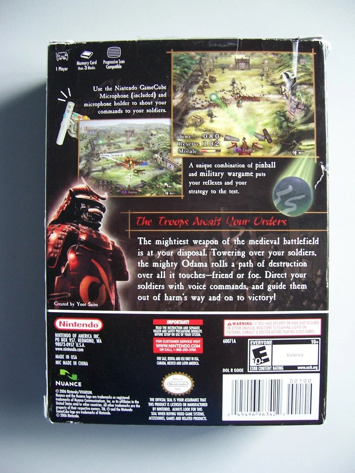 Odama Nintendo GameCube NTSC CIB w/Mic ***Cheapest on eBay!*** - Image 2 of 4