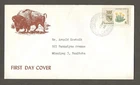 Canada first day cover, Cachet, Lecner Buffalo Cachet, 1966 429 Yukon flower[729
