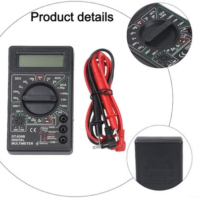 DT830B LCD Digital Multimeter Voltmeter Amperemeter Ohmmeter Volt AC DC Tester - UK