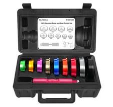BILITOOLS Bearing Press Kit, 10 Piece Bearing Race and Seal Driver Set -Open Box