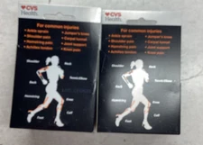 2x CVS Health Pro Strength Kinesiology Athletic Tape Pre-cut 16.4ft Teal New