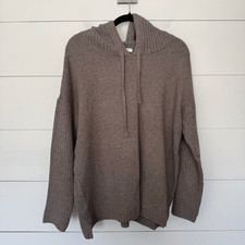 J. Jill Pure Jill Women s Medium Gray Taupe Hoodie