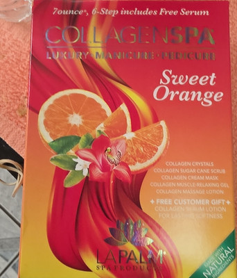 La Palm Collagen Spa Luxury Sweet Orange 6-Step Manicure & Pedicure Kit