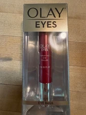 🌟 Olay Eyes Depuffing Eye Roller 6mL 💧 Targets Puffiness Eye Bags New In BOX!