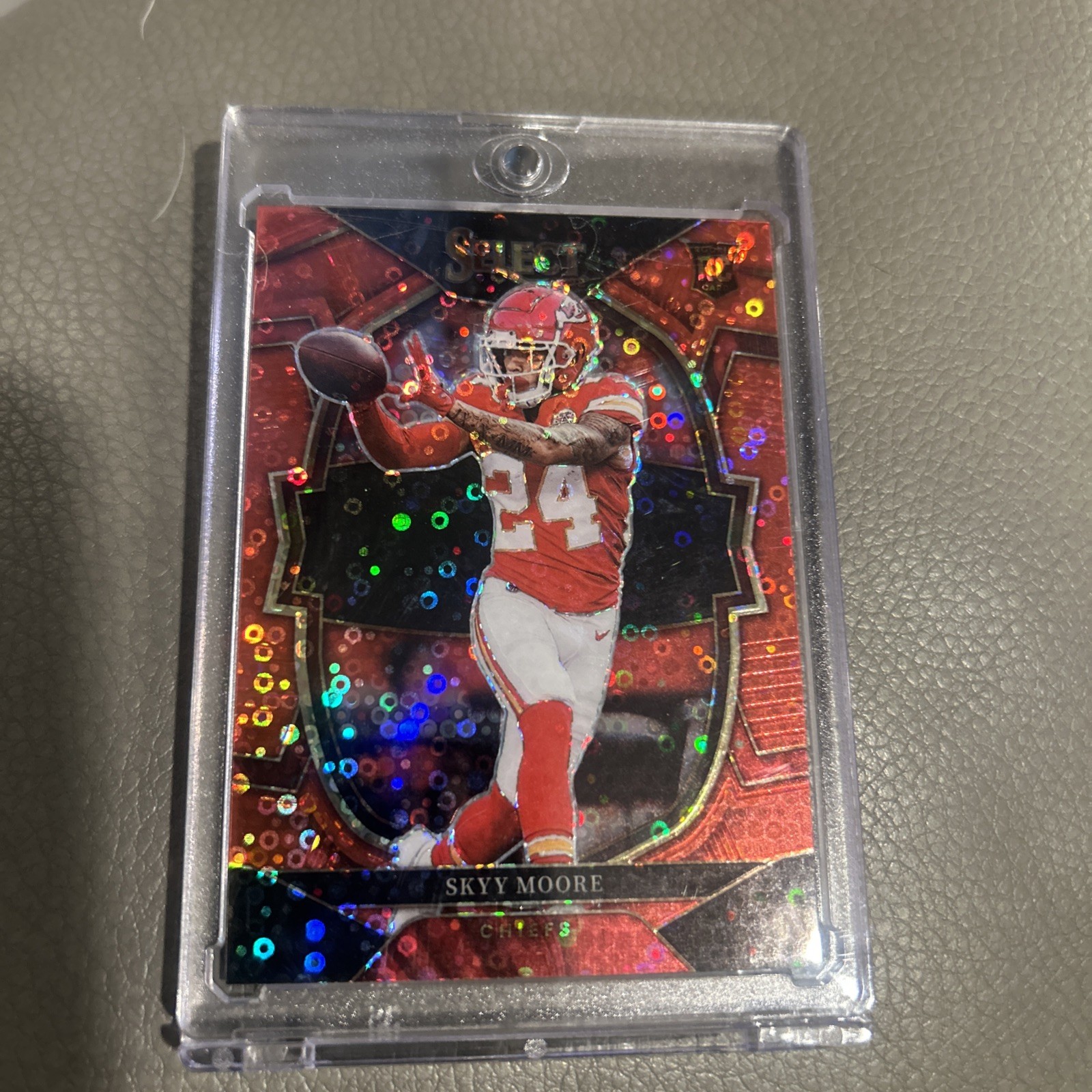 2022 Panini Select - Concourse Skyy Moore #21 Red Disco Prizm /49 (RC)
