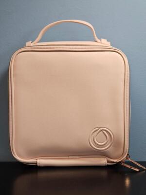 Monat Pink Zipper Travel Bag - 8'' x 8'' x 2.25'' Product Carrying Case - New!