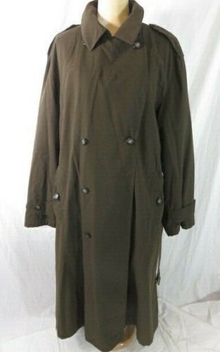 Giorgio Armani Classico Belted Trench Coat Size 40