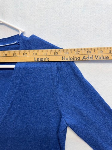 Banana Republic Womens Blue Cardigan Sweater Button-Down V-Neck Lightweight SM - Picture 5 of 10