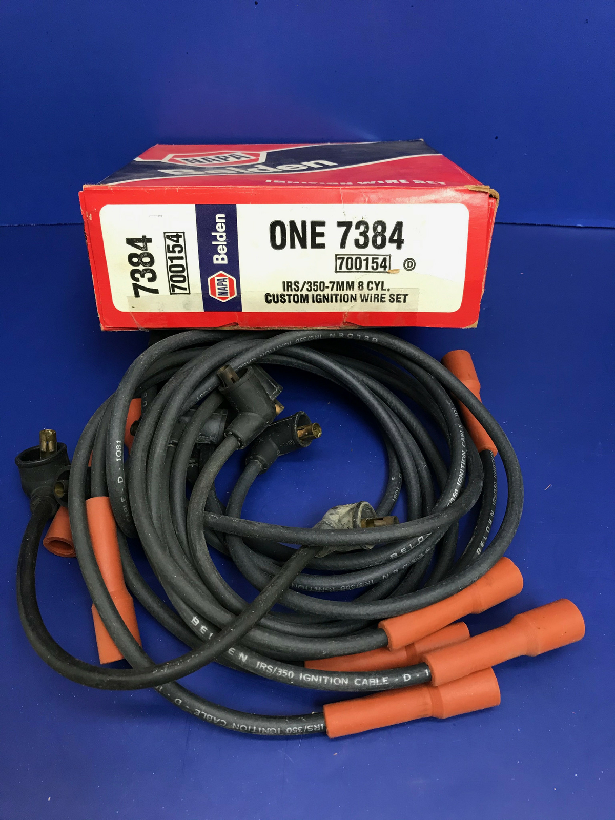 NOS NAPA Belden Spark Plug Wire Set 7384 / 700154 Date 2Q80 eBay