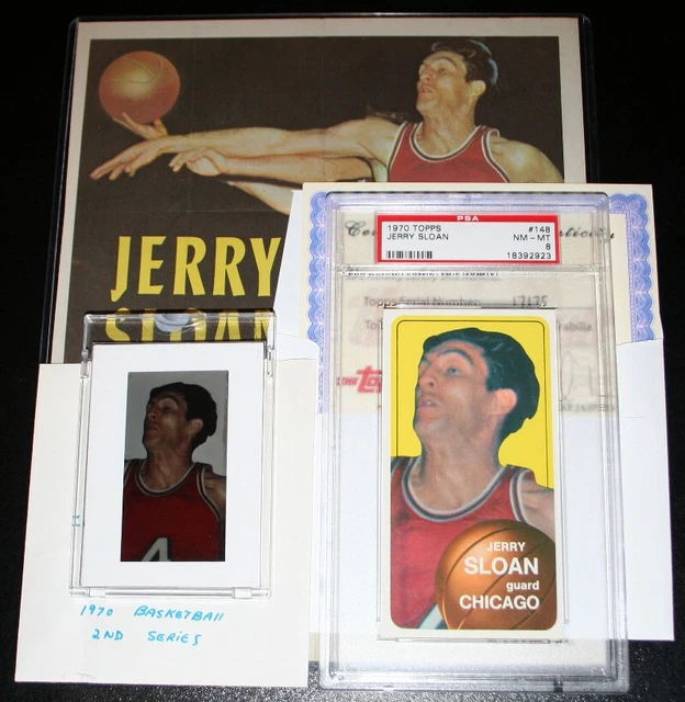 1970 Basketball Jerry Sloan Rookie Final Card Negative #148 HOF Topps Vault 1/1