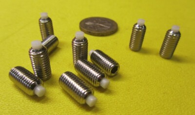 Viti A Brugola Con Punta In Nylon Kmac 8-32 X 1/4 - Acciaio Inox 18-8, Confezione 25 Pezzi - Foto 3