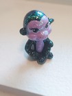 2 Rare Pink, Black, Purple Polly Pocket Sparkling Pets Cat Or Tiger & Monkey — photo 7