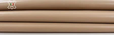DEEP NUDE Soft Italian Lambskin Sheep leather hide Bookbinding 5sqf 0.9mm #C1447