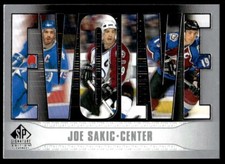 Joe Sakic NHL Card 2020-21 SP Signature Edition Legends Evolve #E-12 Nordiques