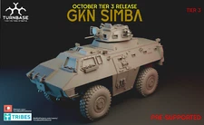 Turnbase Miniatures Modern Philippine Army GKN Simba APC Transport Vehicle 28mm