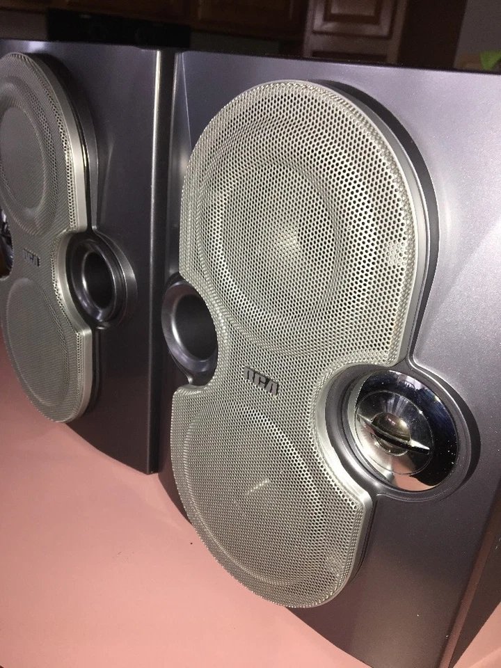 Vintage Lotto 2x RCA RS2622 Legno Fermalibri Casa Altoparlante 6 Ohm 75 W Audio - Immagine 2 di 4