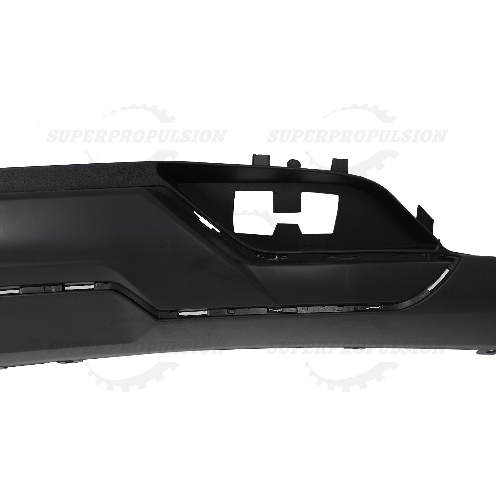 Front Bumper Valance + Chrome Skid Plate For Silverado 1500 20162019