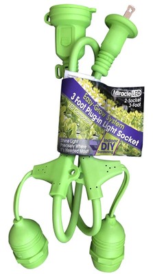 Easy Grow Plug-in Light Socket, 2-Socket