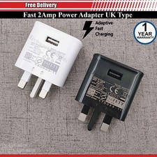 Spina caricabatterie da parete USB 2.0 ricarica rapida adattiva per tutti i telefoni Samsung Galaxy
