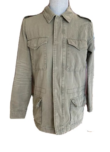 Ecote Military Jacket XS Army Green 
