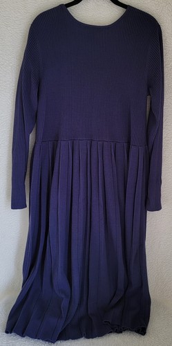 Woman Within Womens Sweater Dress Size 1X Blue - Picture 8 of 24