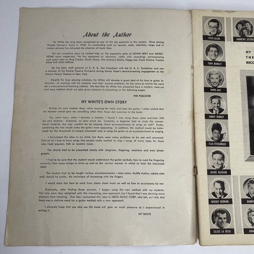 Leeds Guitar Method & Song Folio : Book 1 - Hy White (Paperback) 1954 Songbook - Picture 5 of 11