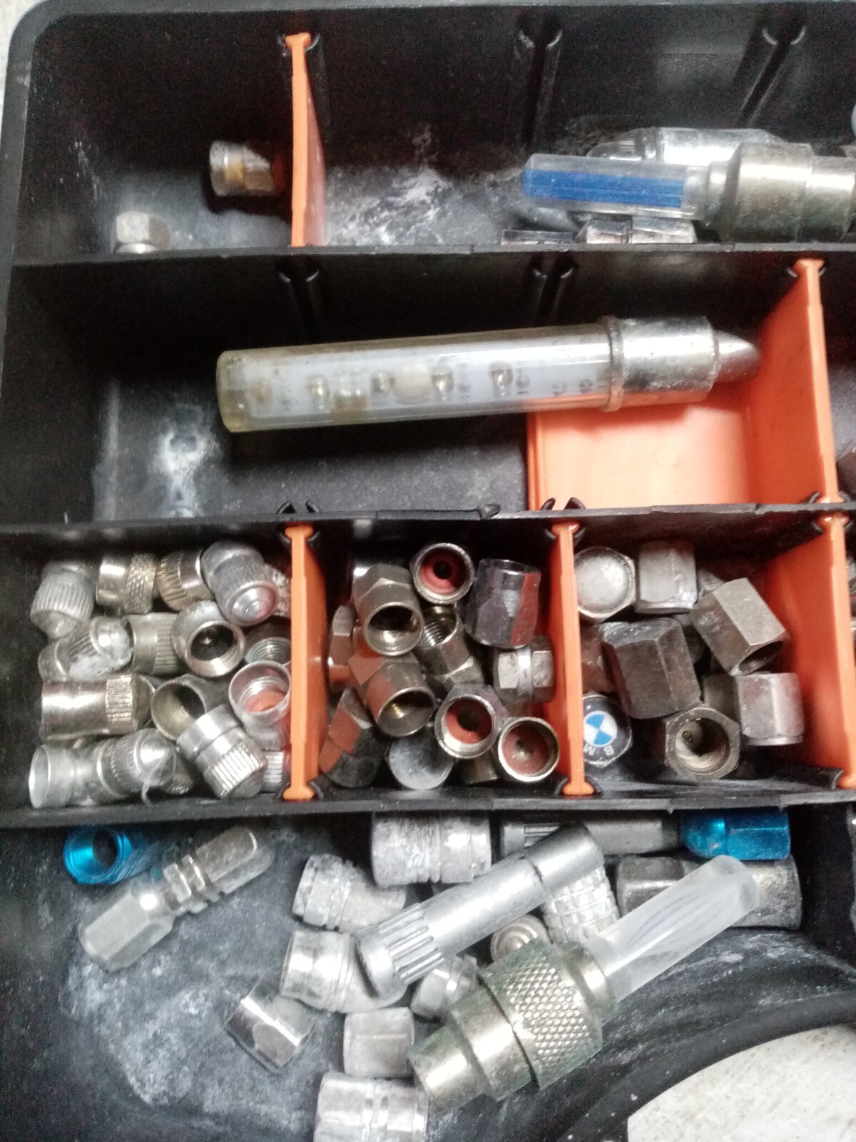 Loads Of Bicycle Dust Caps With Sorting Tray eBay