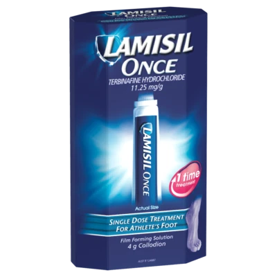 Lamisil Once Film Forming Solution 4g Single Dose Treatment For Athlete's Foot - image 1 of 2