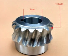 Meat Cutting Machine Accessories Worm Gear For Lijin QX/QH/QE/QW/QSJ-A/QSJ-B 2mm