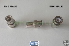 1 x BNC Male Plug to FME male Jack RF Coax Adapter Connector Converter US
