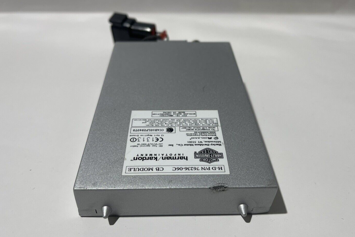 Harley Cb Module Connector OEM Harley Davidson Harman/Kardon CB Module for '06-'13 Touring Models ...