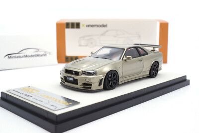 ︎*︎様 1/43 NISMO SKYLINE R34 GT-R Z-Tune Nissan Skyline GT-R R34 Z-Tune - Jade Green - 1:43 - PGM