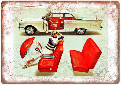 Vintage 1961 Mercury Comet S-22 Auto Ad Reproduction Metal Sign A11782