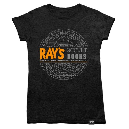 Womens RAY OCCULT Books Ghostbusters 2 Movie T Shirt Gozer Zuul Keymaster Slimer - Picture 5 of 8
