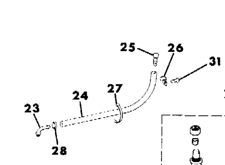 Kit de manguera delantera de ventilación de eje Jeep Grand Wagoneer, Dana 44 FSJ, J10, WagoneerJ8125823 Foto 4 de 4