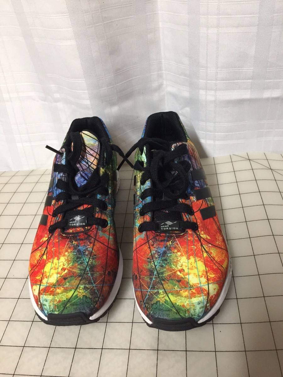 Adidas ZX Flux Torsion Running Shoes Prism Abstract  display picture 1