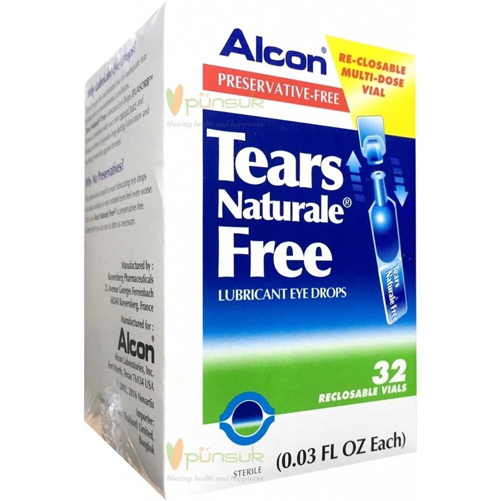 Alcon Tears Naturale Free 0.8ml X 32 Vials Lubricant Eye Drops