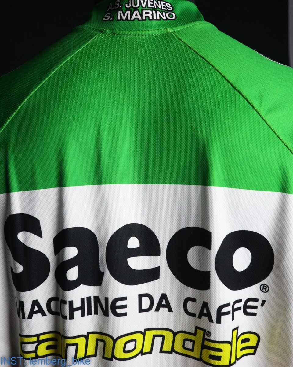 Maillot cycliste Saeco Ballan Caffe Cannondale jersey Cycling Jersey - XL