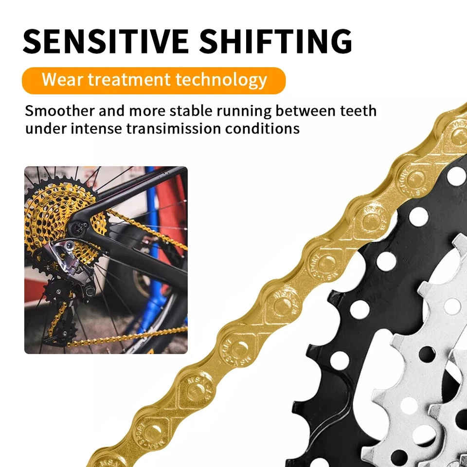 Bike Chain Speed 6/7/8/9/10/11/12 Bicycle Quick Links Road Mountain Set Pairs - Image 3 of 4