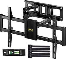 Full Motion TV Wall Mount for 37-75" TVs up to 100 lbs – Dual Articulating Arms