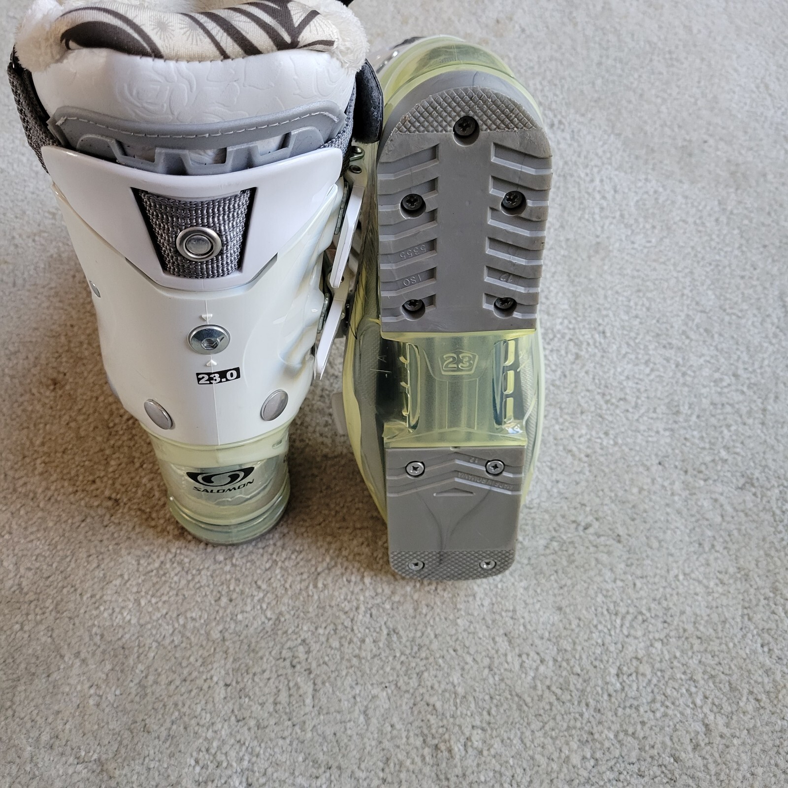 Salomon Energyzer 85 Idol 8CS Alpine Downhill Ski Boots Womens 6 US 23. ...