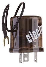 6 Volt 3-Prong Electronic LED Turn Signal Flasher Relay, Positive Ground