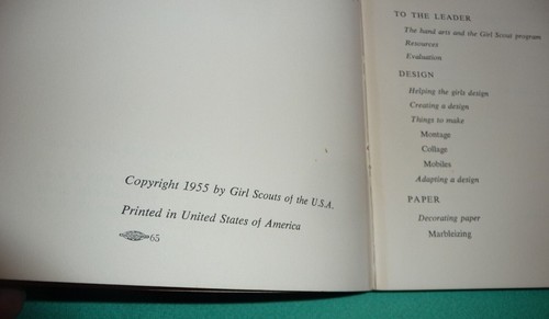 Girl Scouts Exploring the Hand Arts Book Illustrated Vintage 1955 - Picture 5 of 9