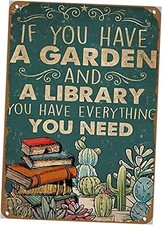 graman Love Book and Gardening If You Have A Garden and A Library You Have