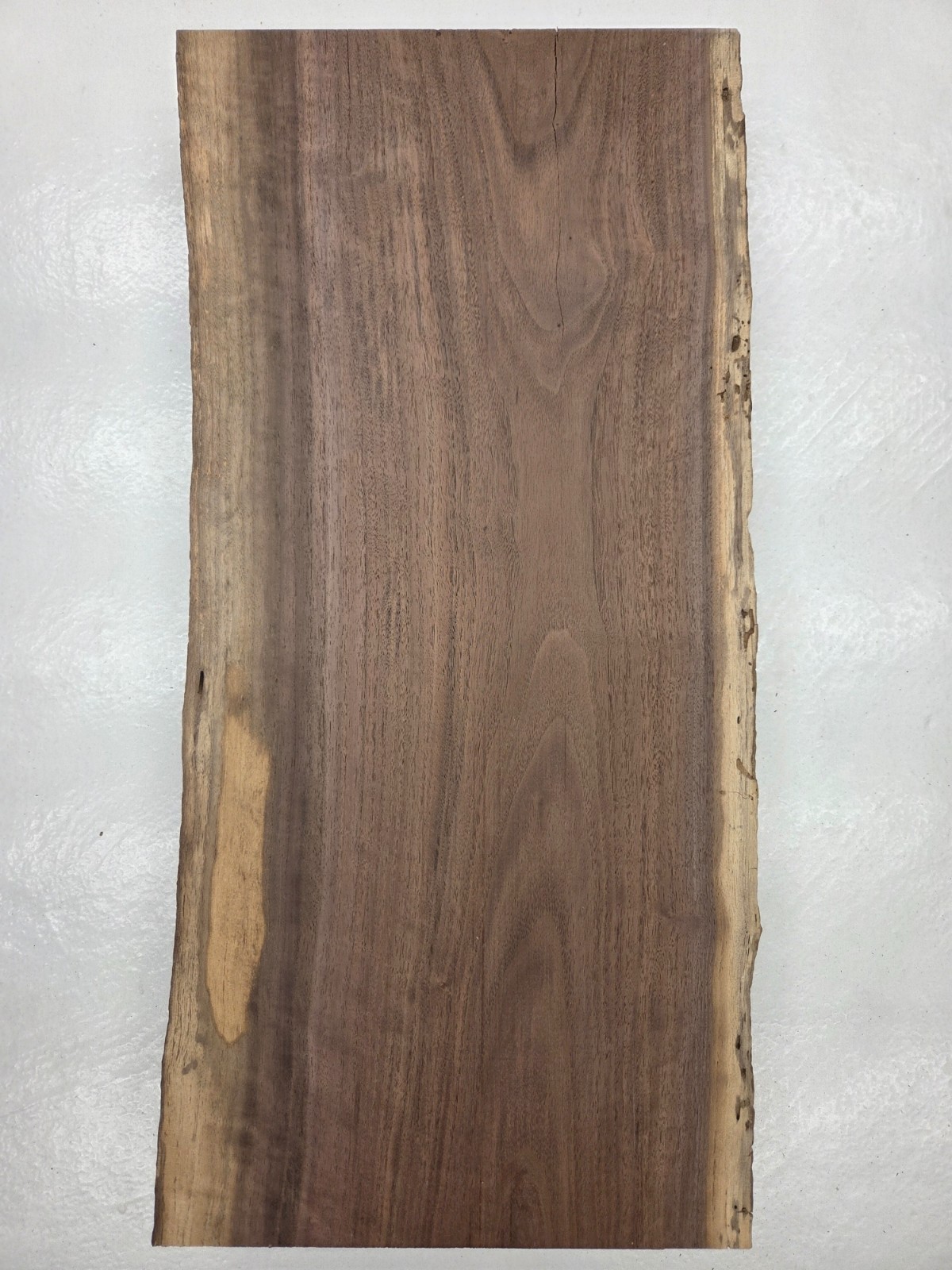 23" Very Cool  Unique Walnut Live-edge Slab Lumber Kiln-dried Wood
